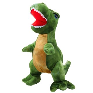 Pluszowa Maskotka Przytulanka Dinozaur Z Teksturą Skóry Zielony 45cm LEAN Toys