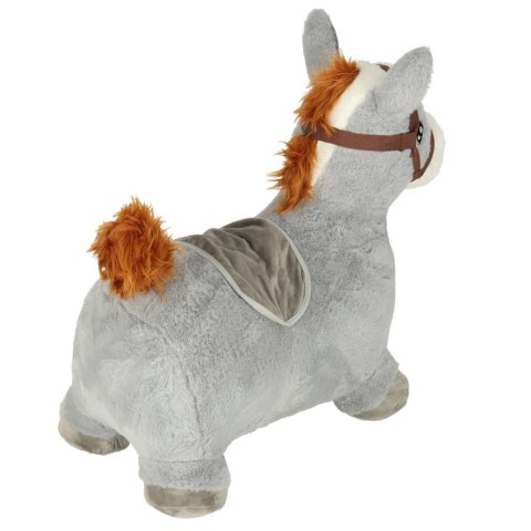 Skoczek dla dzieci gumowy do skakania koń konik z miękkim pokrowcem pompka Kik Sp. z o. o. Sp. k.