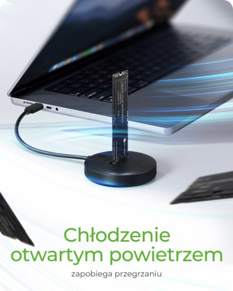 Stacja dokująca dla NVMe+SATA SSD IB-1610MCD-C31 IcyBox