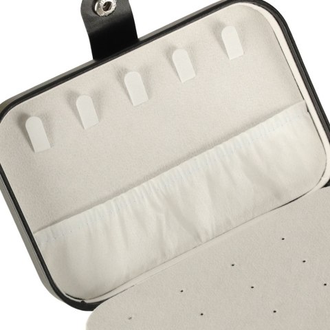 Szkatułka pudełko na biżuterię organizer czarny Kik Sp. z o. o. Sp. k.