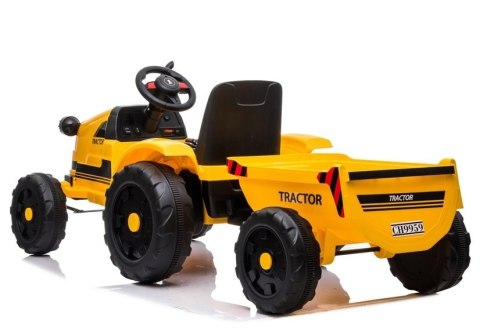 Traktor na Akumulator z Przyczepą CH9959 Żółty LEAN CARS