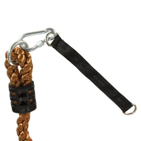 Lina do wspinaczki huśtawka sznur wspinaczkowy z węzłami platformami 200cm Kik Sp. z o. o. Sp. k.