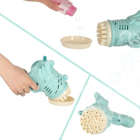 Pistolet do baniek mydlanych bańki mydlane ze skrzydłami niebieski Kik Sp. z o. o. Sp. k.