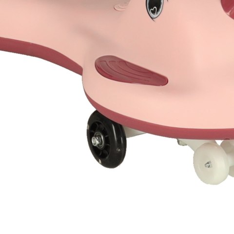 Jeździk grawitacyjny LED Swing FIX S1 skuter z rączką różowy max 65kg Kik Sp. z o. o. Sp. k.