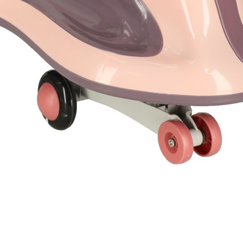 Jeździk grawitacyjny LED Swing FIX S2 skuter z rączką fioletowy max 100kg Kik Sp. z o. o. Sp. k.