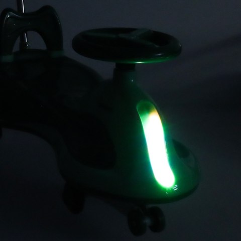 Jeździk grawitacyjny LED Swing FIX S2 skuter z rączką zielony max 100kg Kik Sp. z o. o. Sp. k.