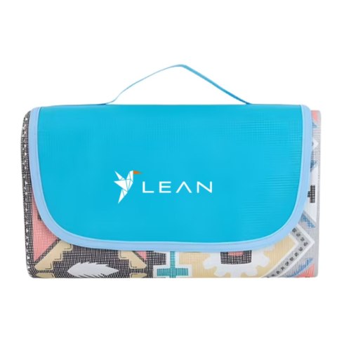 Koc Piknikowy Plażowy Składany Wzory LEAN 200 x 200cm LEAN