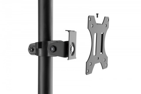 Mobilne stanowisko pracy z uchwytem na monitor, klawiaturę/mysz i komputer PC - z elastyczną regulacją wysokości Digitus