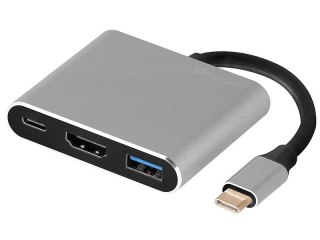 Adapter A-1 USB-C HDMI 4k, USB 3.0, PDW 100W Tracer