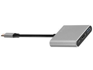 Adapter A-1 USB-C HDMI 4k, USB 3.0, PDW 100W Tracer