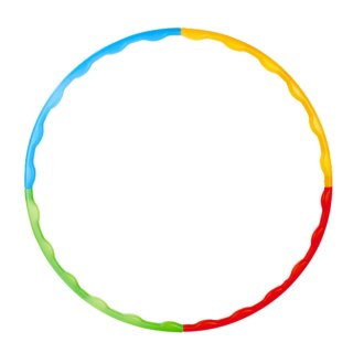 Hula-hop Z Wypustkami Składane Kolorowe 8 Części 60cm LEAN Toys