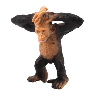 Zestaw Mini Figurki Dzikie Zwierzęta Szympans Żyrafa 6-9cm 4szt LEAN Toys