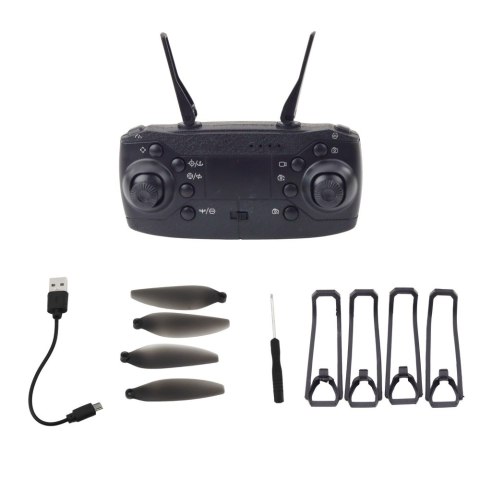 Dron Y329 Kamera HD WIFI Światła LED Aplikacja Czarny Karbonowy LEAN Toys