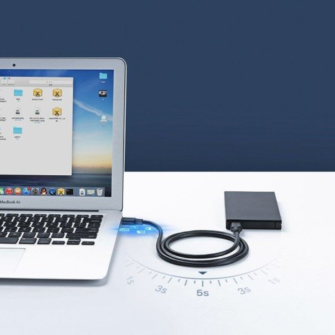 Kabel przewód USB 3.0 2m szary UGREEN