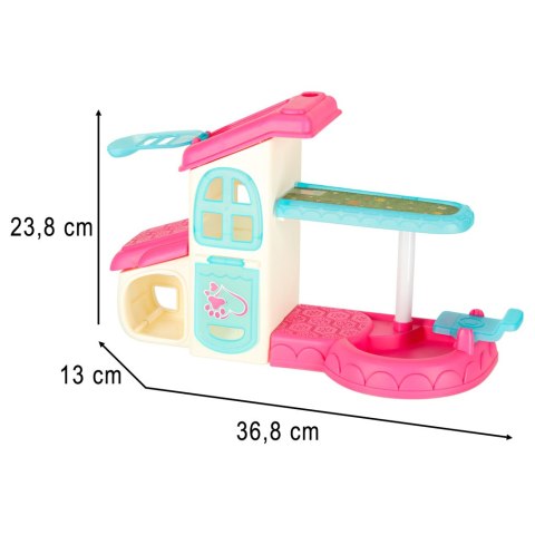 SPA dla zwierząt domek malowanie kąpanie zwierząt mazaki zmywalne akcesoria 26 elementów Kik Sp. z o. o. Sp. k.