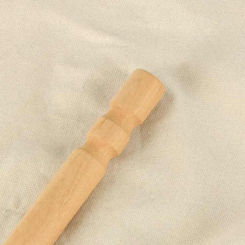 Krzesło brazylijskie z podnóżkiem leżak wiszący huśtawka 130cm beż Kik Sp. z o. o. Sp. k.