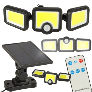 Lampa solarna LED 3w1 z czujnikiem ruchu zmierzchu Kik Sp. z o. o. Sp. k.