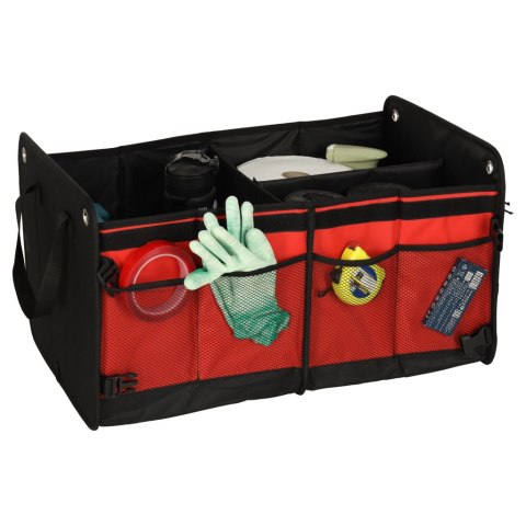 Organizer do bagażnika duża torba do samochodu czarny czerwony Kik Sp. z o. o. Sp. k.