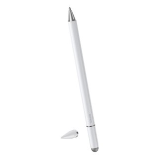 3w1 Rysik pasywny stylus Smooth Writing III - wersja niemagnetyczna - biały BASEUS