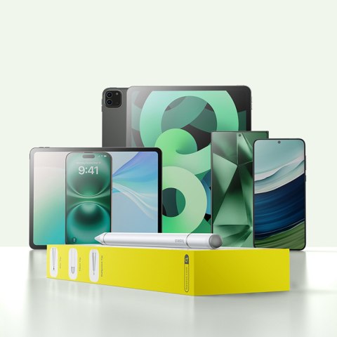 3w1 Rysik pasywny stylus Smooth Writing III - wersja niemagnetyczna - biały BASEUS