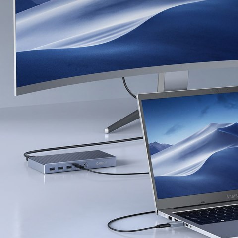 Adapter AH-AC10 przejściówka USB-C na USB-A - szary ORICO