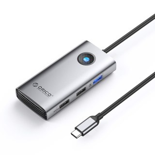 Hub PW11-5P rozdzielacz USB-C na USB-A USB-C PD HDMI - szary ORICO
