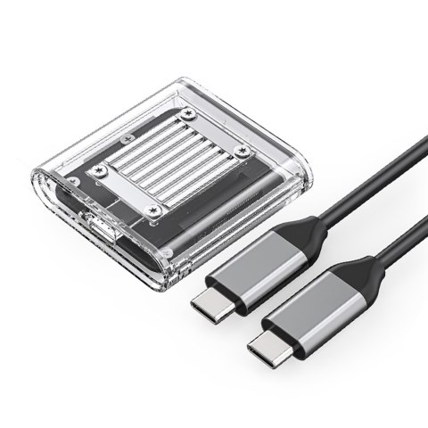 Kieszeń obudowa na dysk TC20-M2-10G M.2 NVME USB-C - przezroczysta ORICO