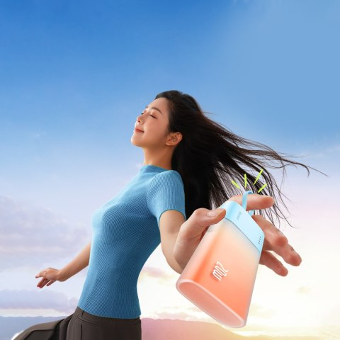 Powerbank Popsicle 5200mAh 20W z kablem Lightning 60W/20V/3A/30cm - niebiesko-pomarańczowy BASEUS