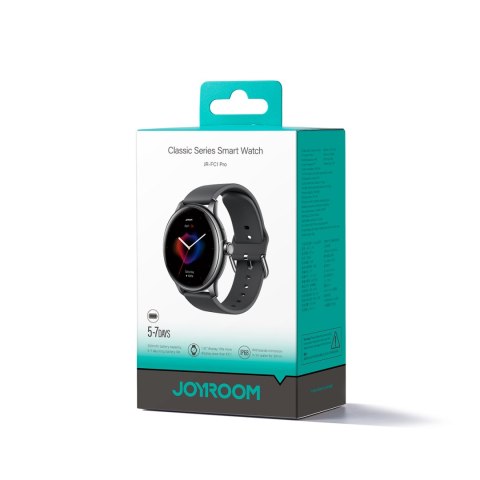 Smartwatch Classis Series JR-FC1 z funkcją odbierania połączeń IP68 - ciemnoszary JOYROOM