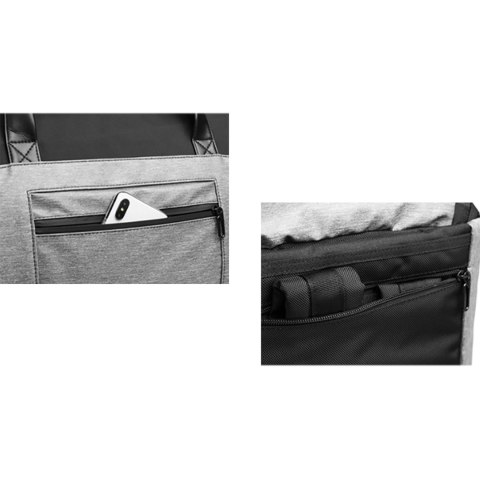 Torba podróżna Premium na garnitur i obuwie z kieszenią na mokre rzeczy 50l - czarna WOZINSKY