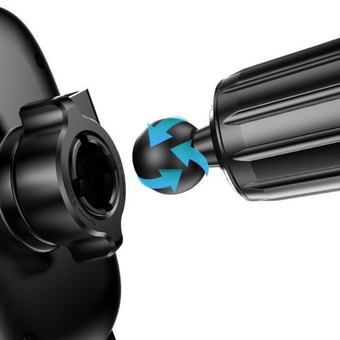 Uchwyt grawitacyjny na smartfona F5N+ z przyssawką na kokpit szybę - czarny DUDAO