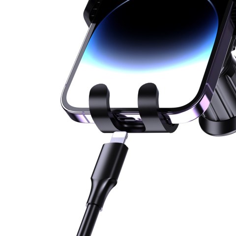 Uchwyt grawitacyjny na smartfona F5N+ z przyssawką na kokpit szybę - czarny DUDAO