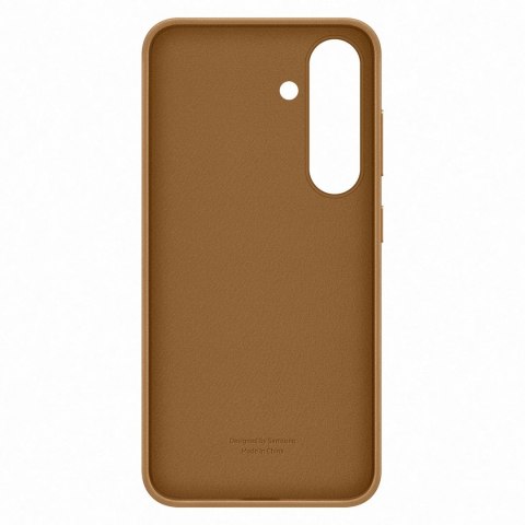 Etui plecki z ekoskóry Samsung KindSuit Case do Samsung Galaxy S25 - złote SAMSUNG