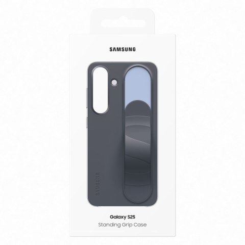 Etui silikonowe Samsung Standing Grip Case z uchwytem podstawką do Samsung Galaxy S25 - czarne SAMSUNG