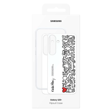 Etui silikonowe plecki Samsung Flipsuit Case do Samsung Galaxy S25 - białe SAMSUNG