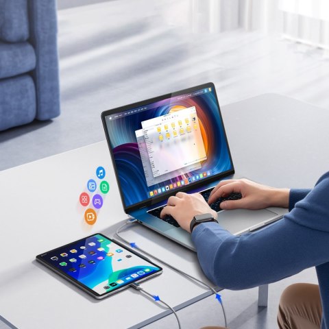 Kabel przewód CDX 100W 5A Power Delivery USB-C 1m - biały ORICO