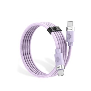 Kabel przewód CDX 60W 3A Power Delivery USB-C 1m - fioletowy ORICO