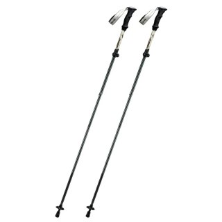 Kijki trekkingowe nordic walking aluminiowe 110 - 130 cm - brązowe Qunature
