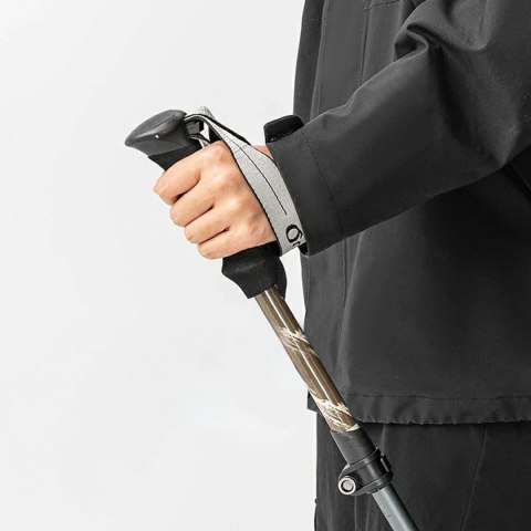 Kijki trekkingowe nordic walking aluminiowe 110 - 130 cm - brązowe Qunature