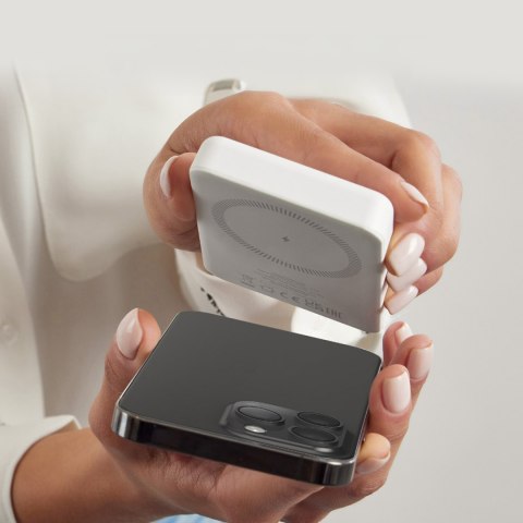 Powerbank 5000 mAh USB-C kompatybilny z MagSafe - biały SBS