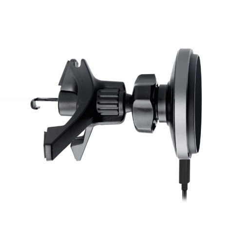 Uchwyt do smartfona z ładowarką bezprzewodową na kratkę MagSafe - czarny SBS