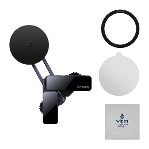 Uchwyt samochodowy magnetyczny do telefonu montowany na wyświetlacz - szary BASEUS