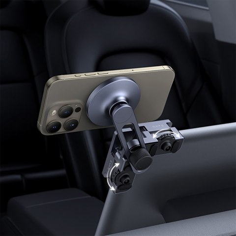 Uchwyt samochodowy magnetyczny do telefonu montowany na wyświetlacz - szary BASEUS