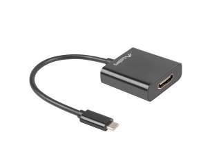 Adapter USB CM - HDMI F 15cm czarny Lanberg