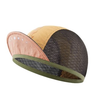 Czapka rowerowa kolarska z daszkiem pod kask - żółta ROCKBROS