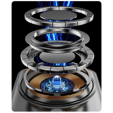 Powerbank K29 10000mAh MagSafe metalowa obudowa podstawka kable USB-C iPhone Lightning PD 20W - szary DUDAO