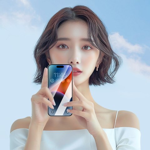 Szkło hartowane z antyrefleksem na iPhone 15 Plus/16 Plus JOYROOM