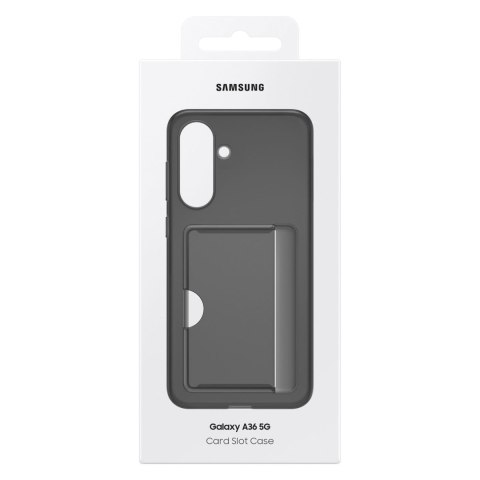 Etui Samsung Card Slot Case z kieszenią na karty na Samsung Galaxy A36 5G - czarne SAMSUNG