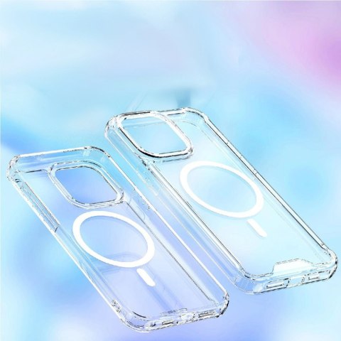 Etui case na Samsung Galaxy S24 FE Clear Corner Case MagSafe - przezroczyste WOZINSKY
