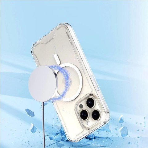 Etui case na Samsung Galaxy S24 FE Clear Corner Case MagSafe - przezroczyste WOZINSKY